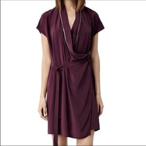 All Saints Silk Dress 6